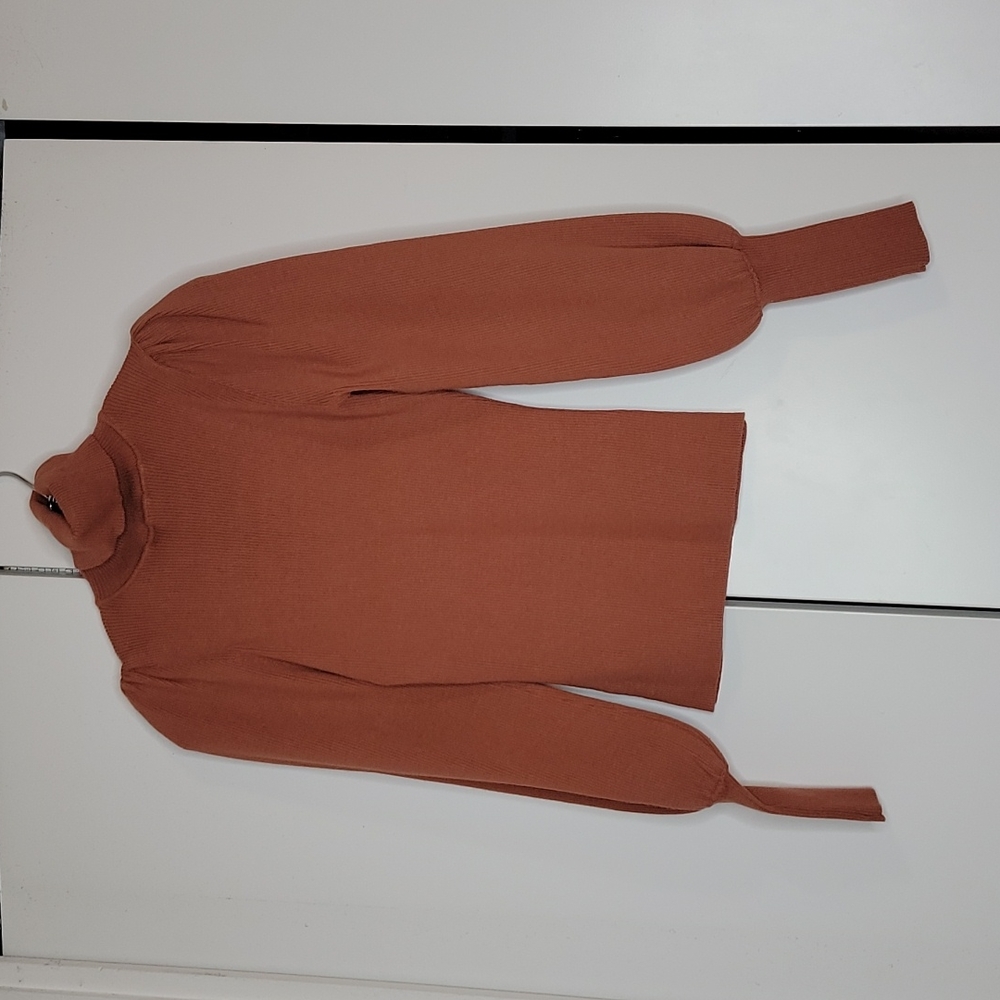 Puff Sleeve Turtleneck